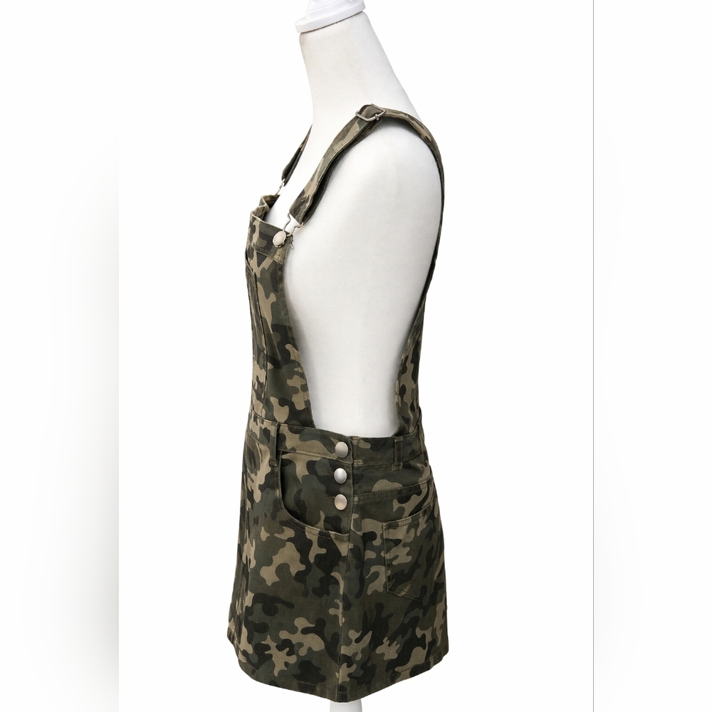 Camouflage Overall Dress - Picture 3 of 5